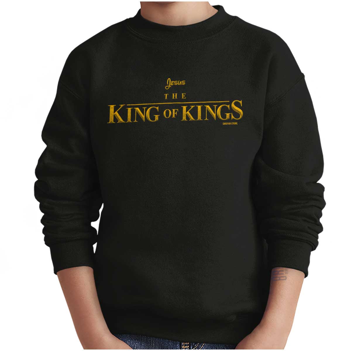 Jesus King Of Kings Youth Sweatshirt