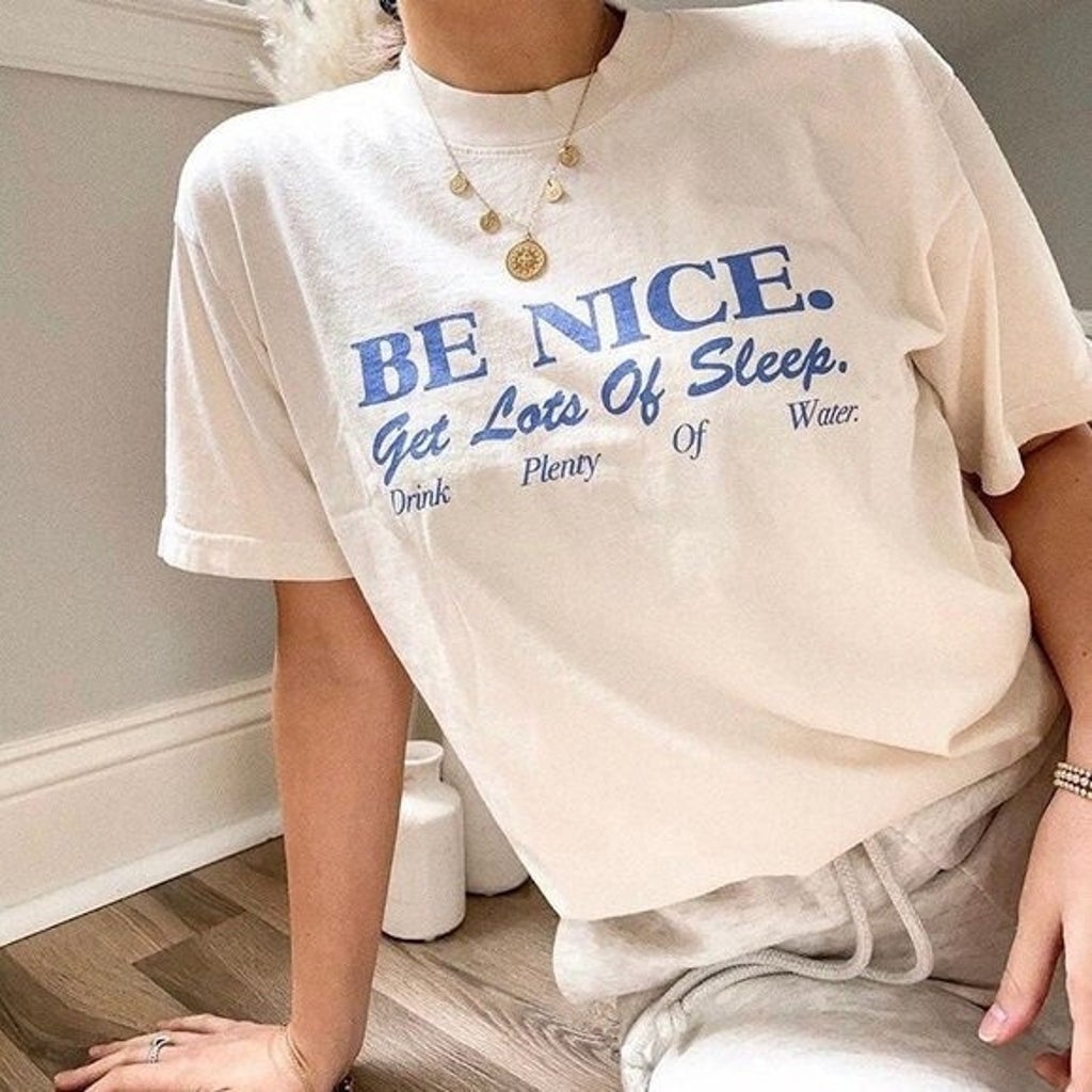 Be Nice Graphic Tshirt, Self Care Birthday Gift, VSCO Girl, Positive Shirt, Aest