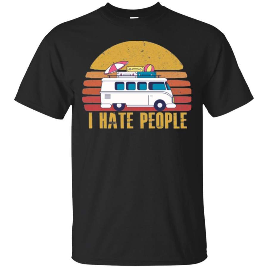 AGR Car Camping I Hate People Shirt