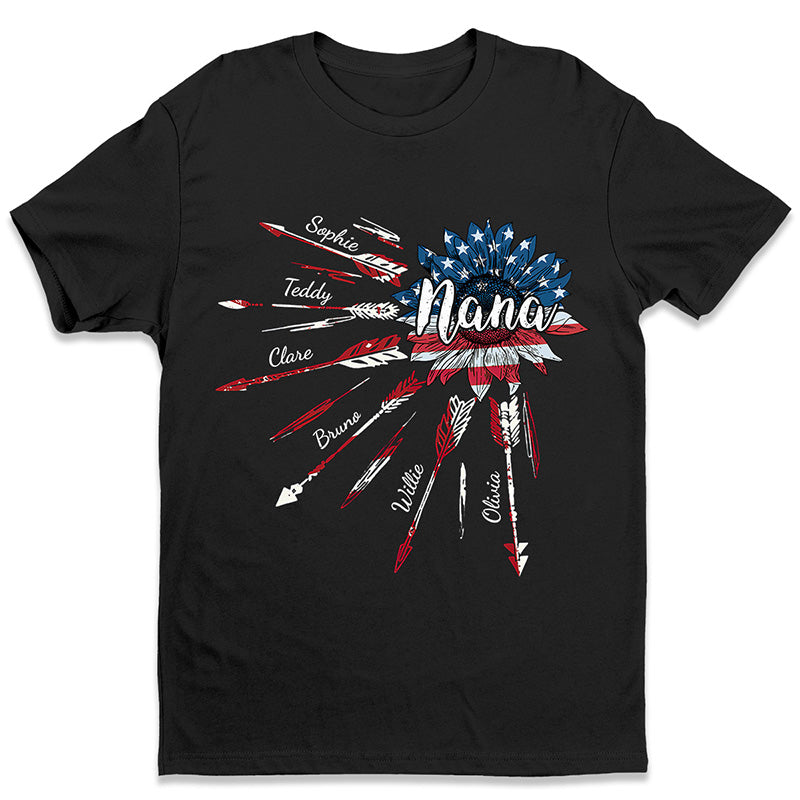 Let’S Make It A 4Th To Remember, Nana – Family Personalized Custom Unisex T-Shirt, Hoodie, Sweatshirt – 4Th Of July, Birthday Gift For Grandma