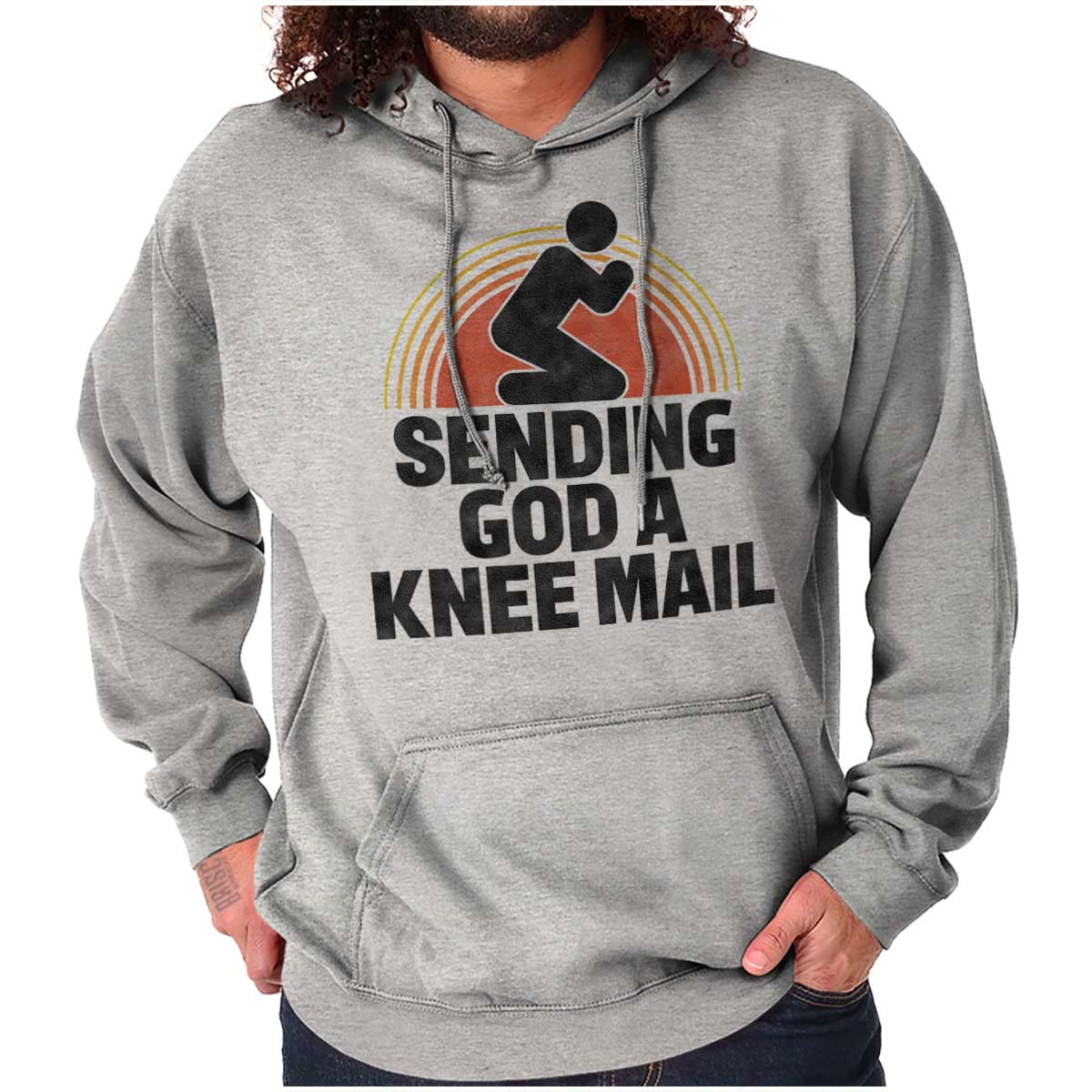 Sending God A Knee Mail Hoodie