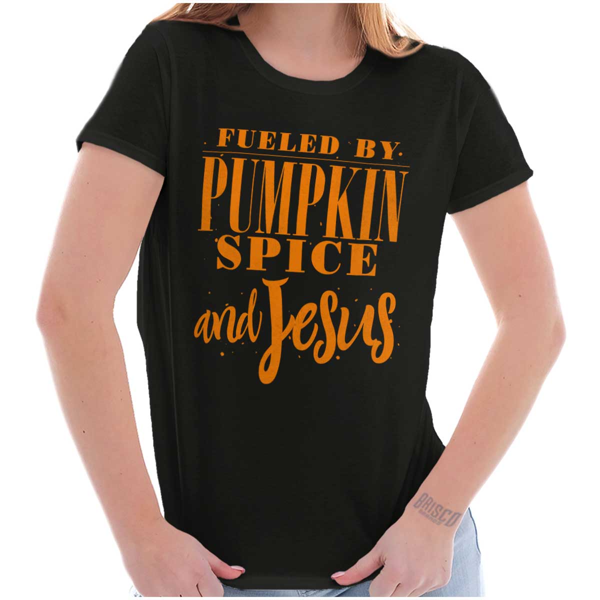 Fueled By Psls And Jesus Ladies T Shirt