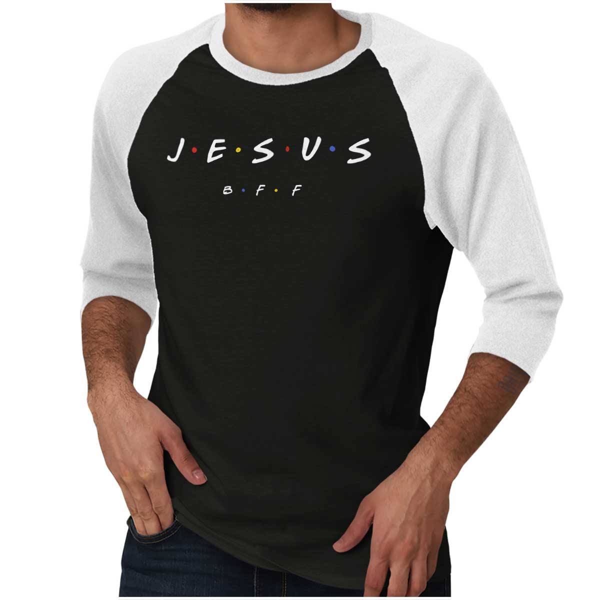 Jesus Christ Bff Raglan Shirt