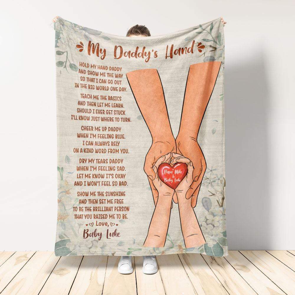 My Daddy’s Hand Blanket