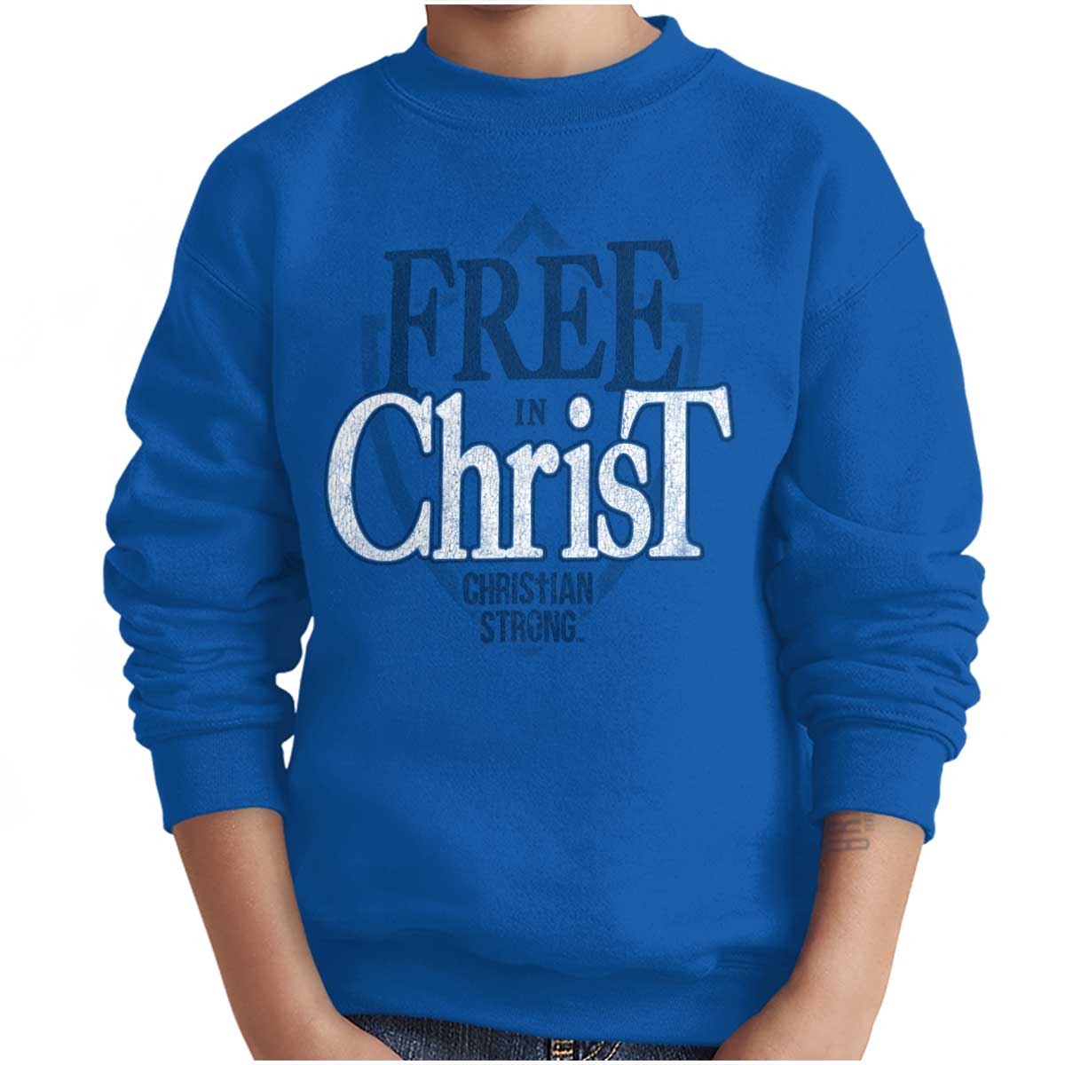 Free In Christ Youth Sweatshirt