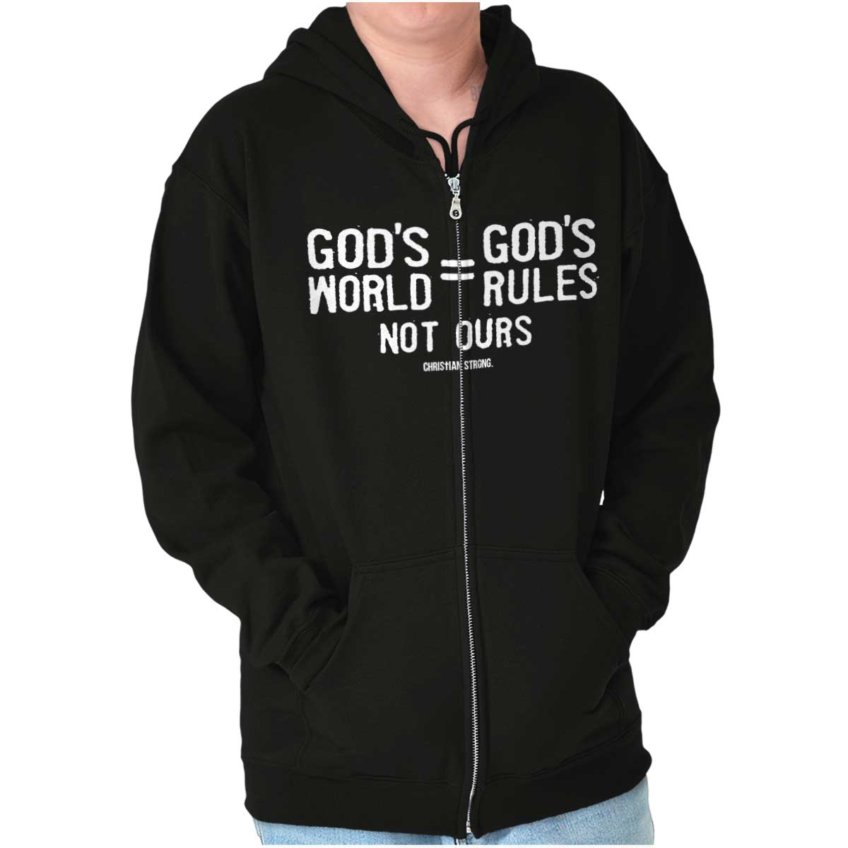 God’S World Zip Hoodie