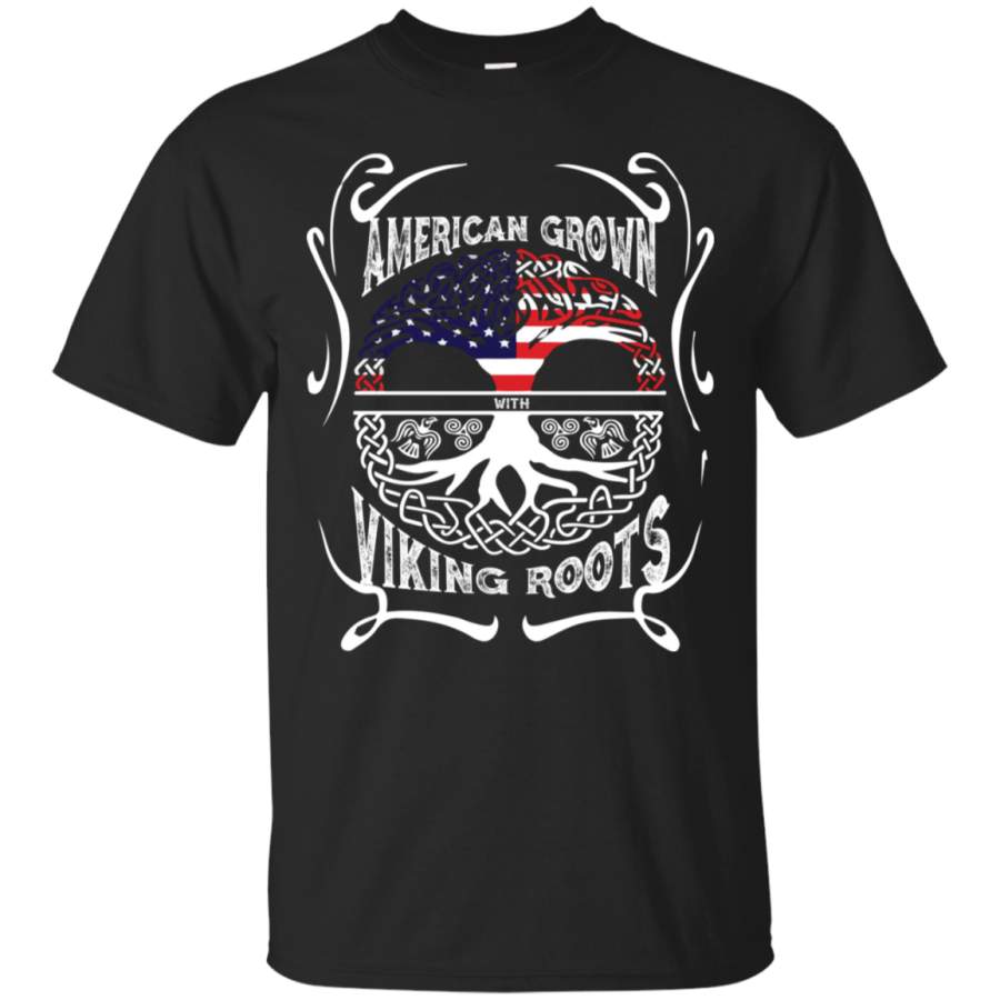 AGR American Grown With Viking Roots T-Shirt Apparel