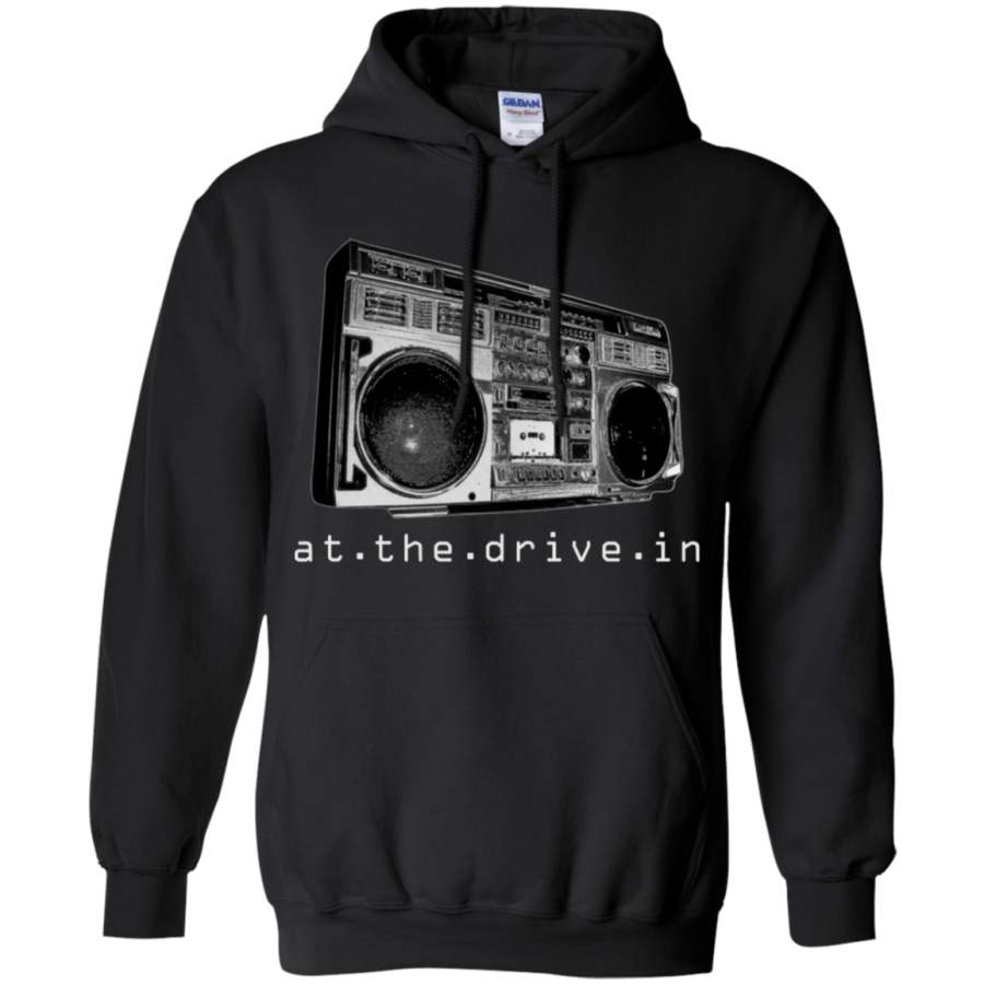 At The Drive In T Shirt Boombox Band Logo Pullover Hoodie