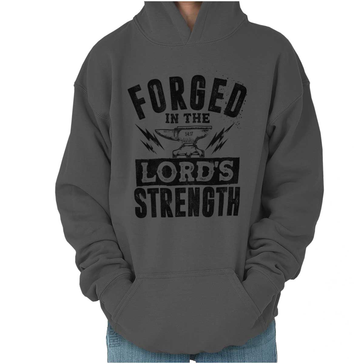 Forged In The Lord Youth Hoodie