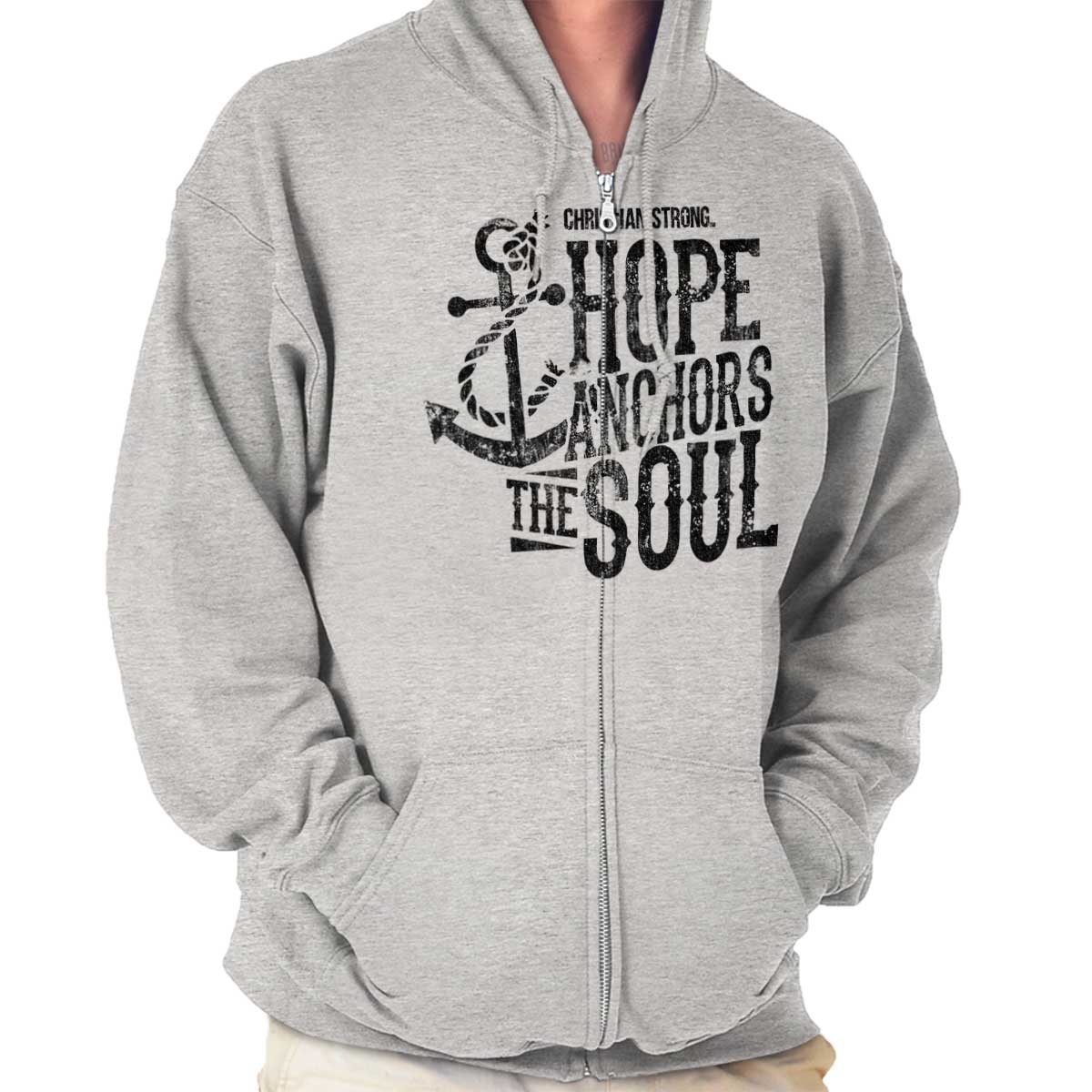 Hope Anchors The Soul Zip Hoodie