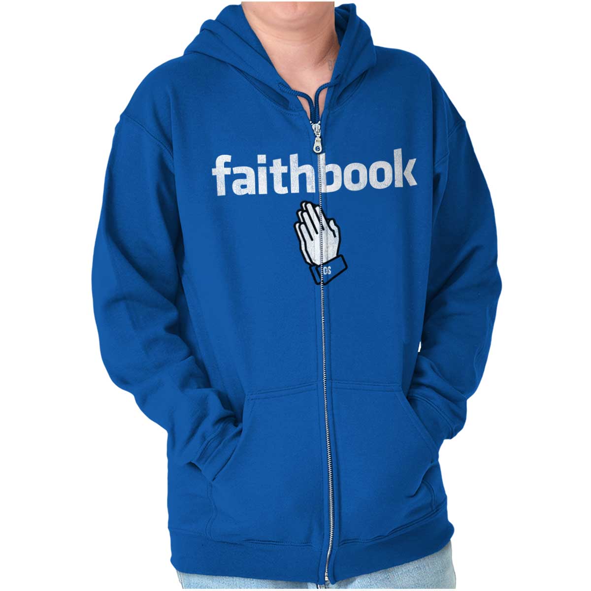 Faithbook Christian Zip Hoodie