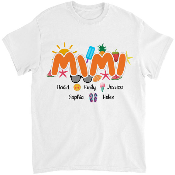 Mother’s Day – Personalized Happy Grandma Shirt, Mother’s Day Shirt, Mimi Shirt, Grandma Shirt Gift – Personalized Shirt