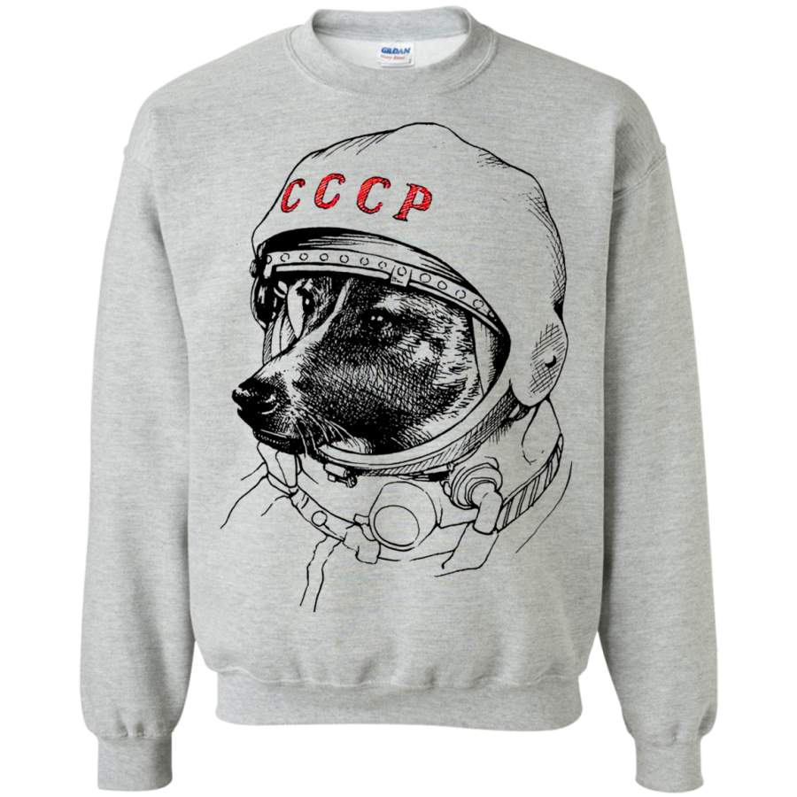 AGR Laika, space traveler Crewneck Pullover Sweatshirt