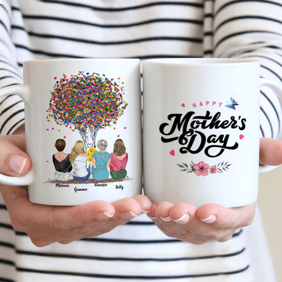 Mother & Daughter Mug – Happy Mother’s Day Gift – Personalized Mug