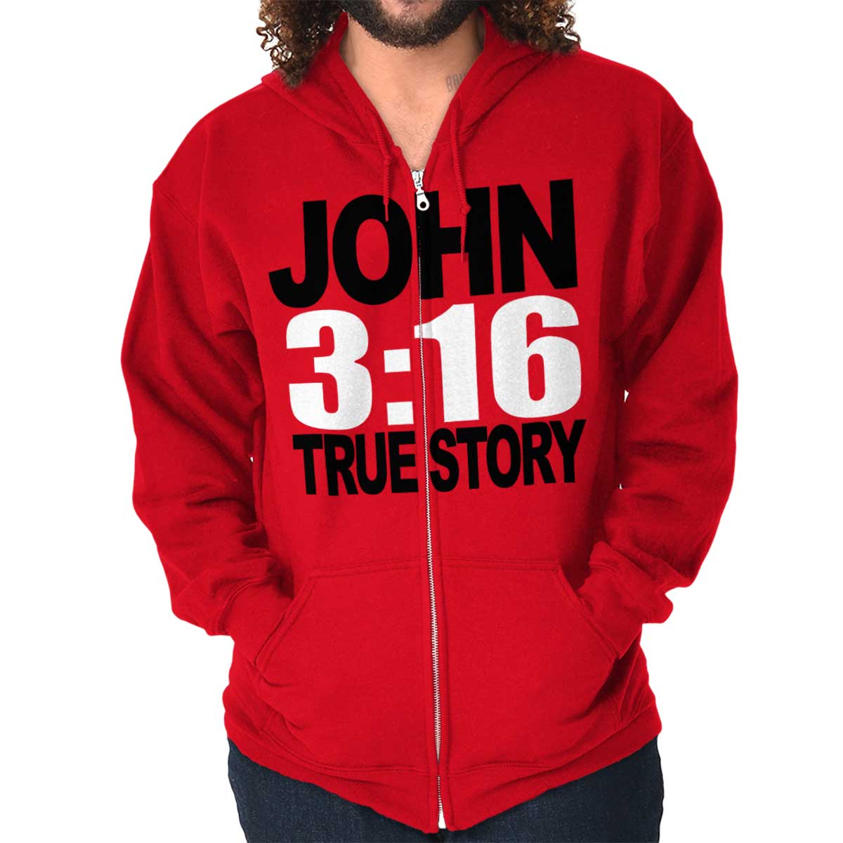 John 3:16 Zip Hoodie