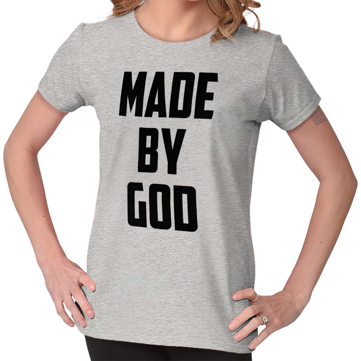 Made By Lord God Ladies T Shirt