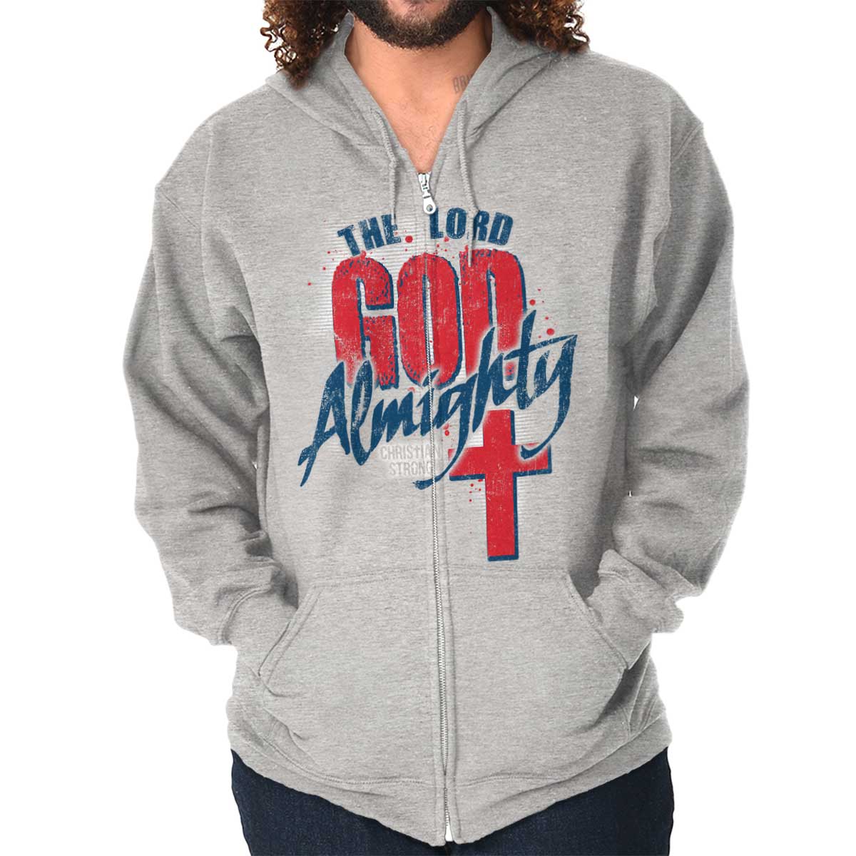 God Almighty Zip Hoodie