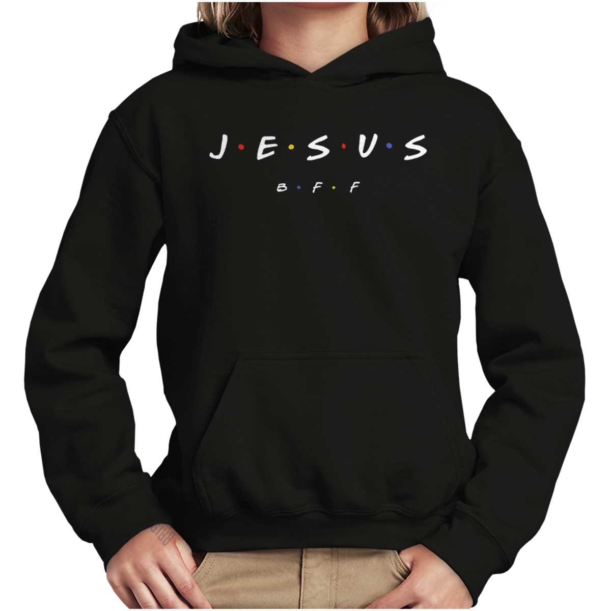 Jesus Christ Bff Youth Hoodie