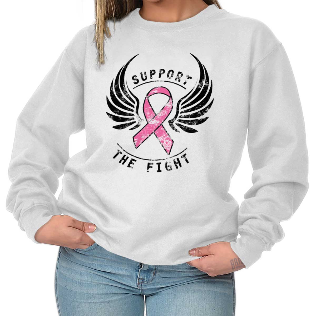 Breast Cancer Awareness Crewneck Sweatshirt