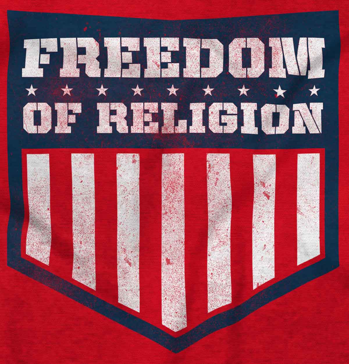 Freedom Of Religion Crop Top Crewneck Sweatshirt