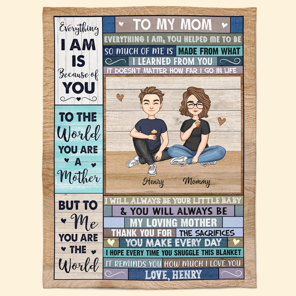 You Will Always Be My Loving Mother – Personalized Blanket