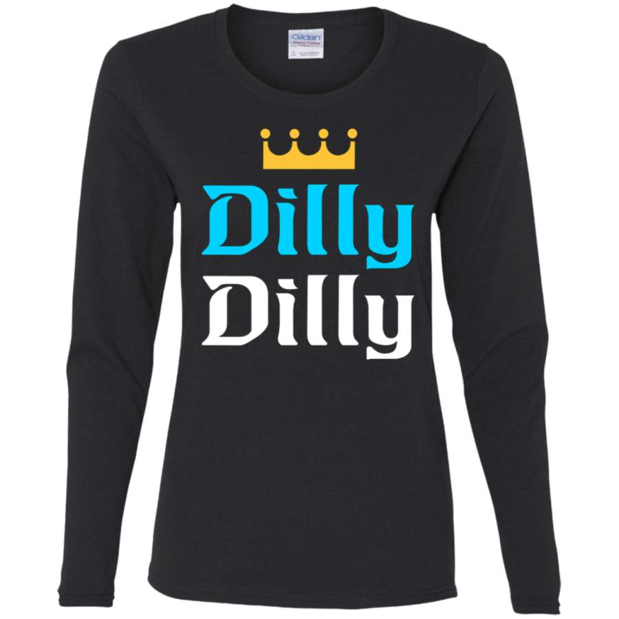 AGR Bud Light Dilly Dilly Ladies’ Cotton LS T-Shirt