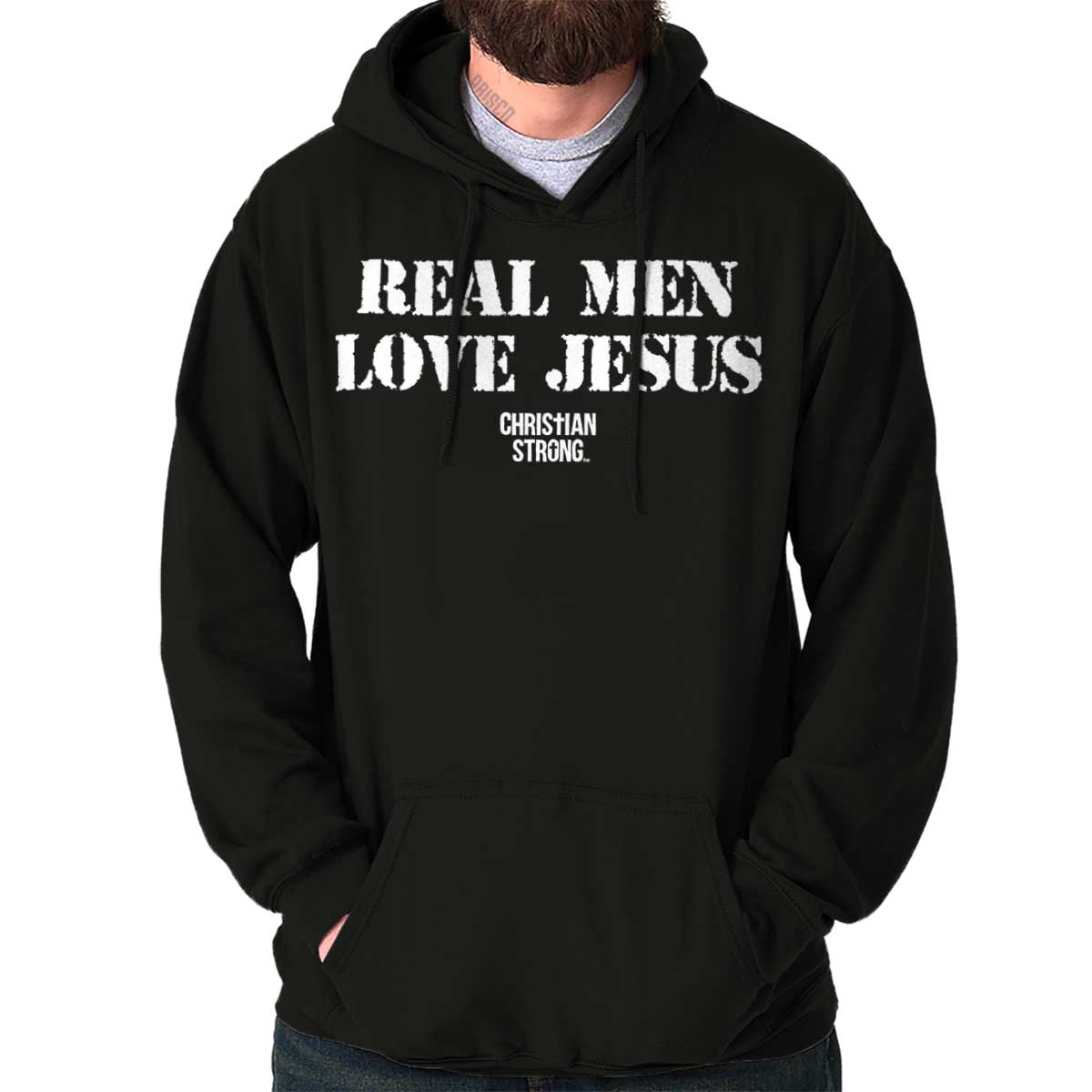 Real Men Love Jesus Hoodie