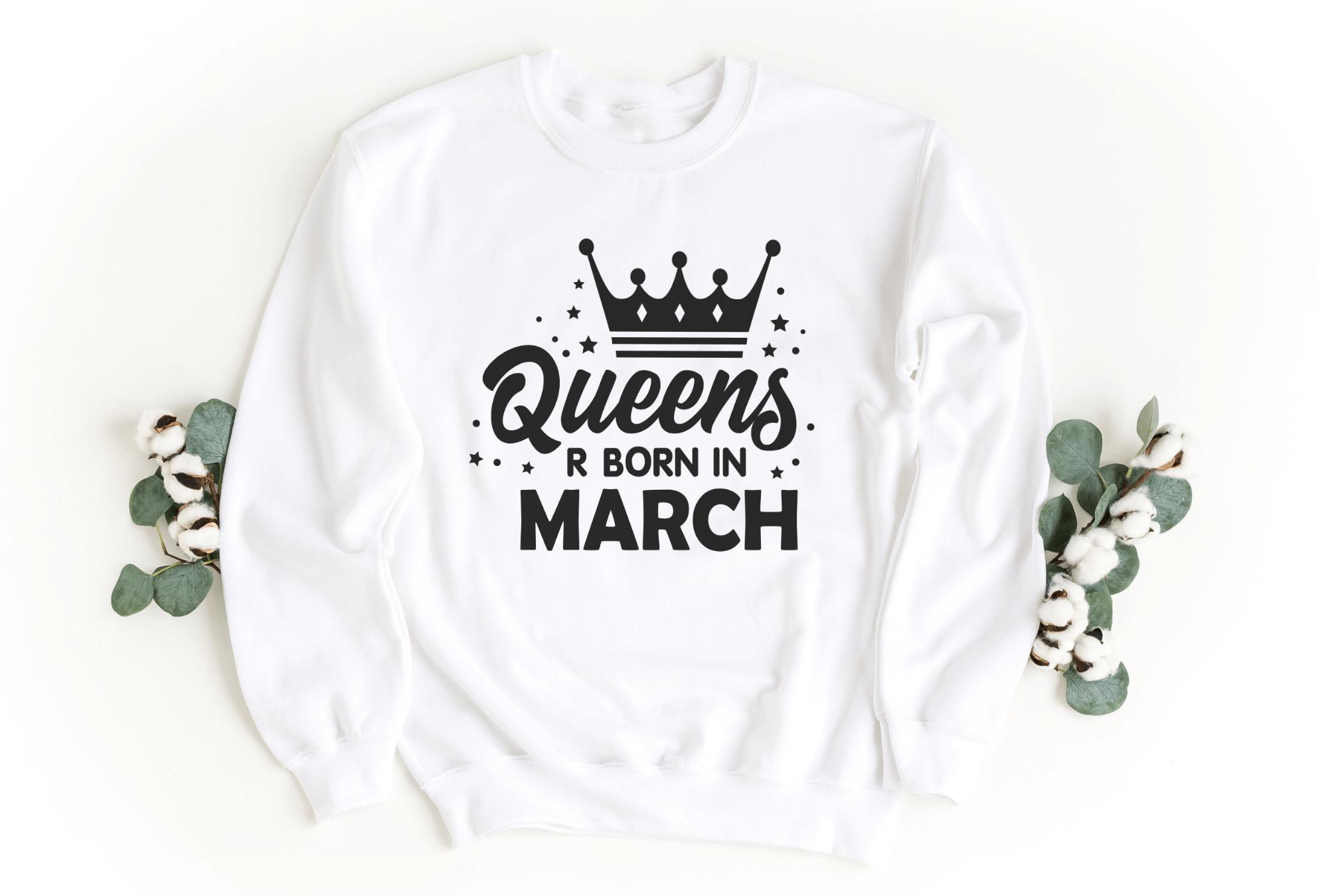 Queen Birthday Sweatshirt (Customize Your Month)