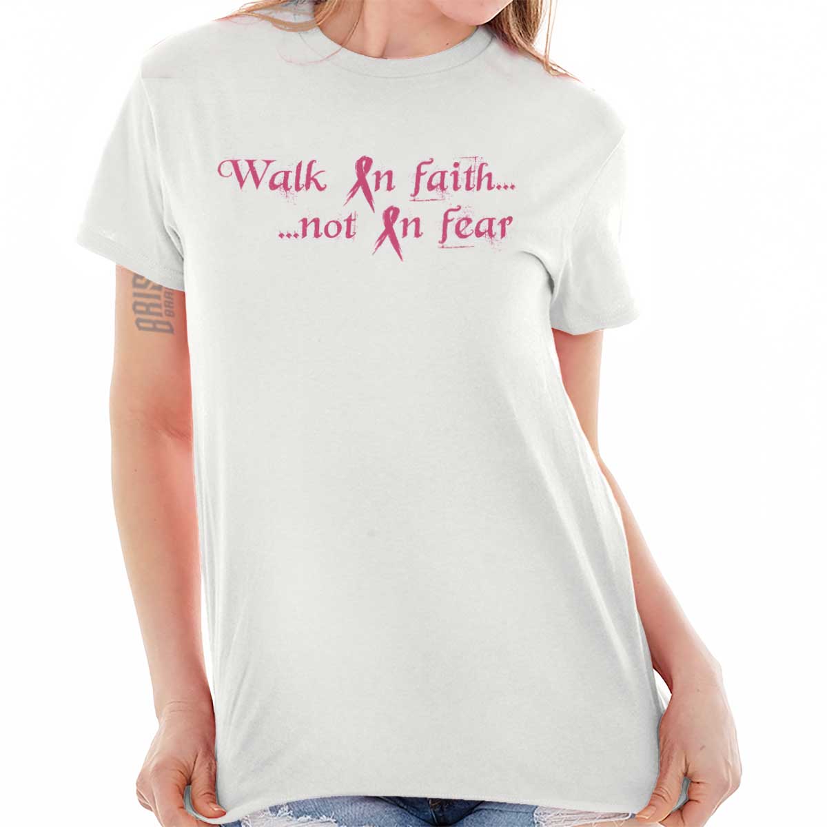 Walk In Faith Not Fear T Shirt