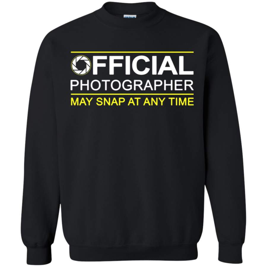 AGR Official Photographer May Snap At Any Time Sweatshirt