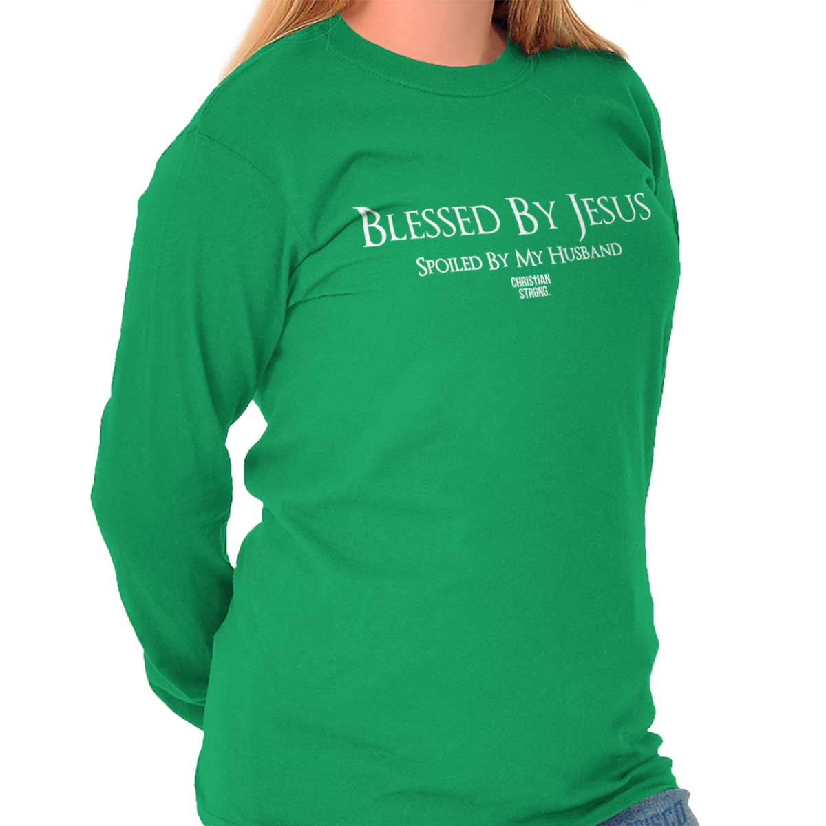 Spoiled By Jesus Christian T Shirt Jesus Cross Novelty Gift Long Sleeve T-Shirt