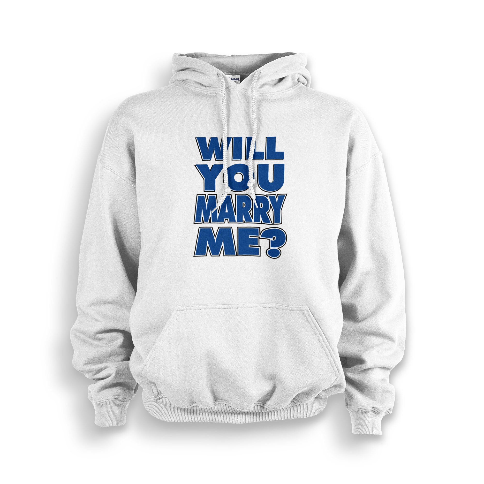Will You Marry Me? Wedding Valentine Adult Hoodie | Made To Order With Love