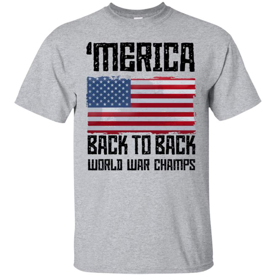 Lobo Performance Gear ‘Merica Back to Back World War Champs T-Shirt