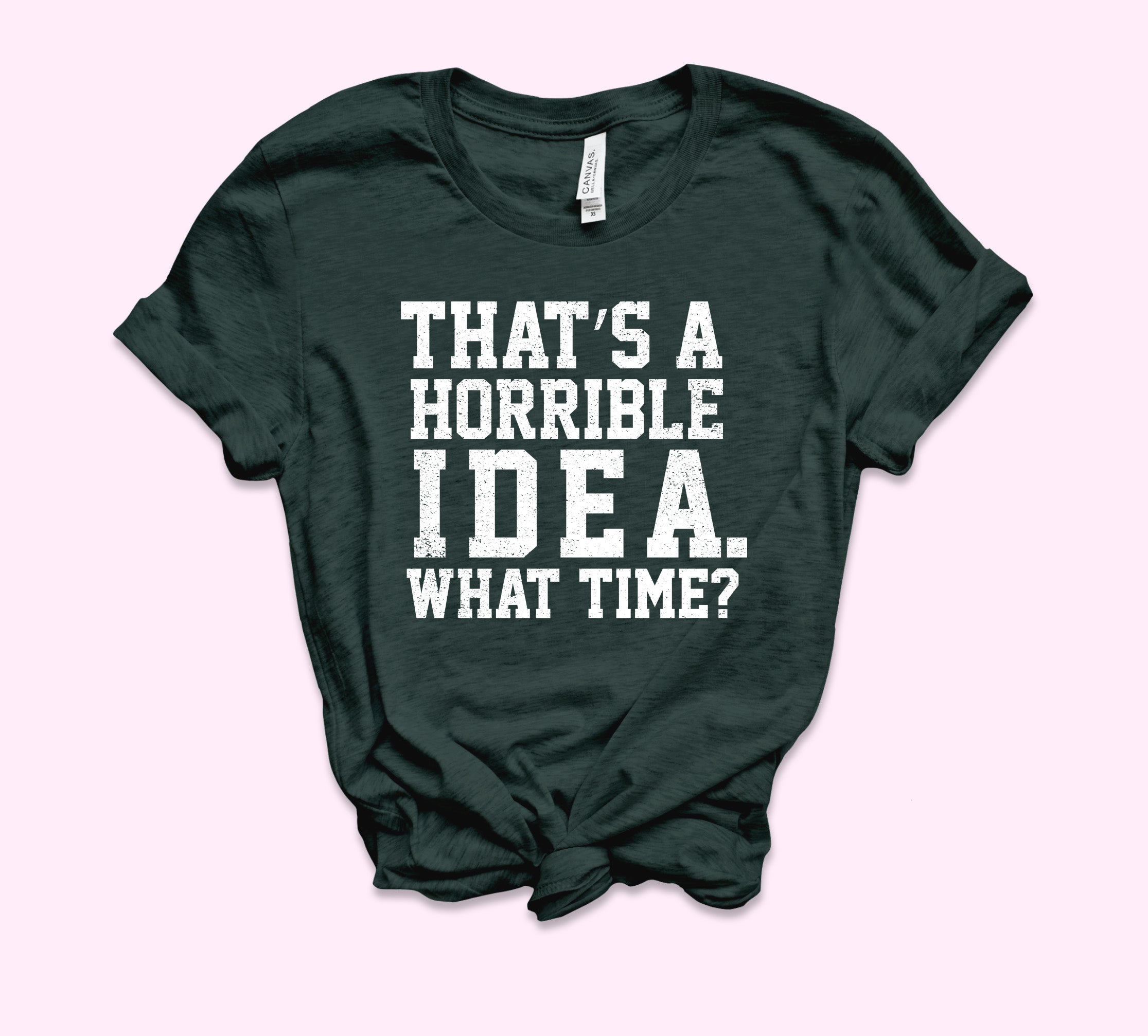 That’S A Horrible Idea Shirt