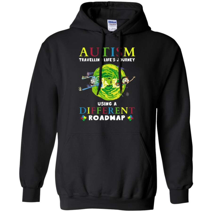 AGR Autism Travelling Life’s Journey Using A Different Roadmap Hoodie