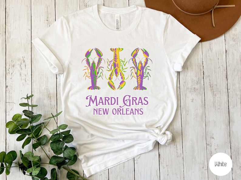 Mardi Gras Crawfish Shirt, Fat Tuesday Shirt, Mardi Gras Outfit Women, Nola Mardi Gras Shirt, Mardi Gras Gift, Drinking Shirts