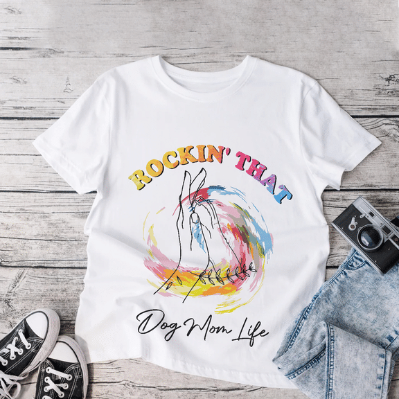 Mother’s Day Shirt – Dog Mom Life T-Shirt, Mother’s Day Shirt Gift, Gift For Mother – Personalized Shirt