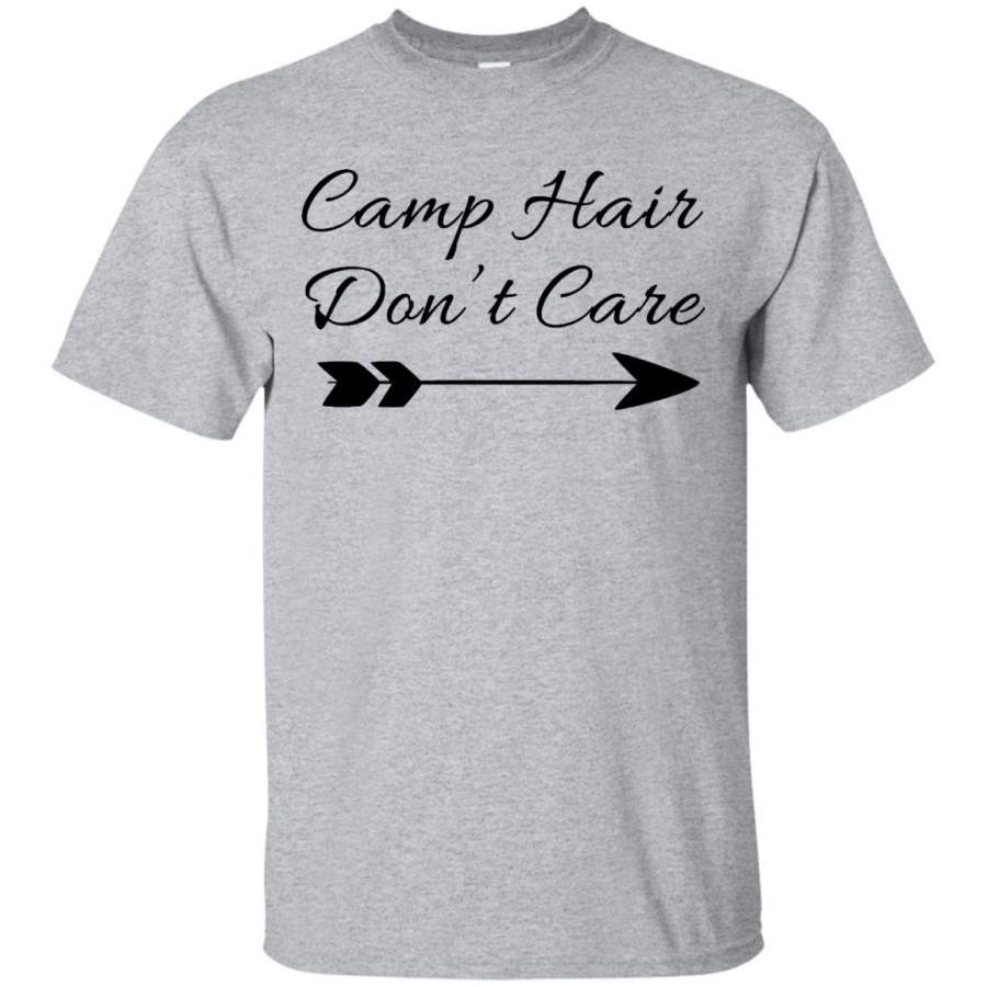 AGR Camp Hair Don’t Care Shirt Tee Camping T Shirt Camper