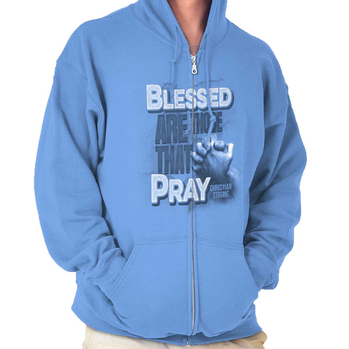 Blessed Pray Zip Hoodie