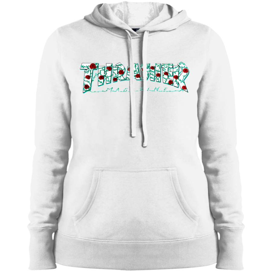 Thrasher Magazine Roses Ladies Pullover Hoodie