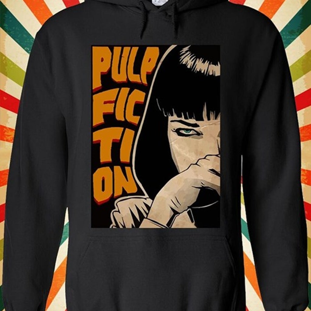 Mia Wallace Pulp Fiction Art Funny Men Women Unisex Top Hoodie Sweatshirt 3079