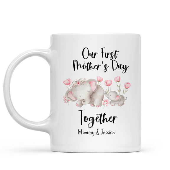 Mug – First Mother’s Day Together – Personalized Mug