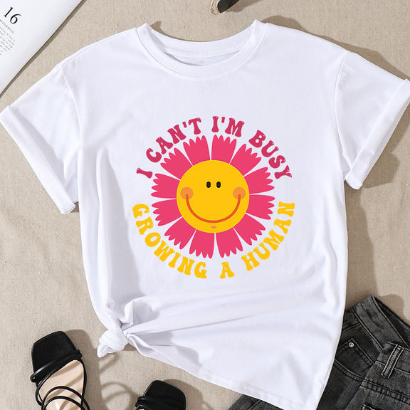 Mother’s Day – I Can’t I’M Bussy Growing A Human Shirt, Funny Pregnancy Shirt, Mother’s Day Shirt Gift, Mom Birthday Gift – Personalized Shirt