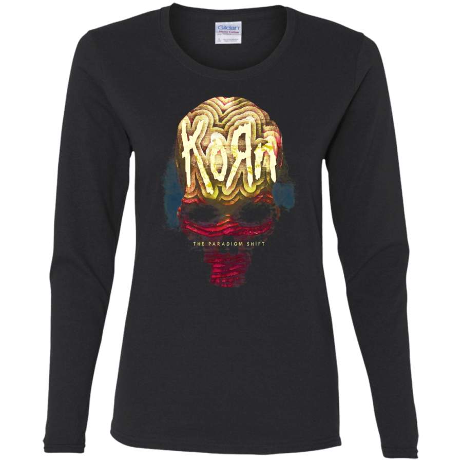 Korn The Paradigm Shift Jonathan Davis Nu Metal Ladies LS T-Shirt