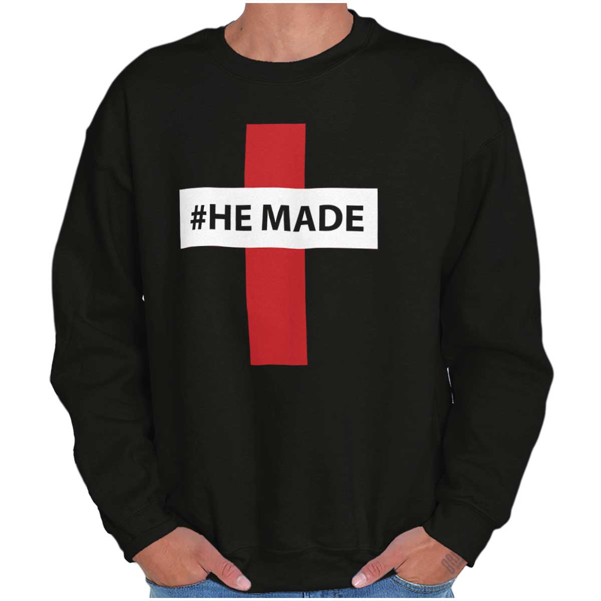 Hashtag Religious Crewneck Sweatshirt