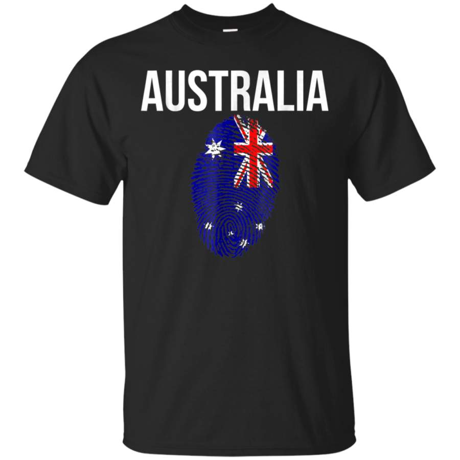 AGR Australia Fingerprint Flag, World, Football, Soccer T-Shirt