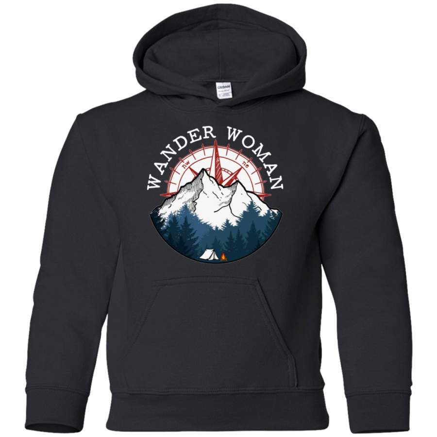 AGR Camping Hiking Wander Woman T-shirt Youth Pullover Hoodie