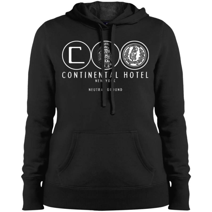 Continental hotel new york newtral ground John wick Ladies Pullover Hoodie