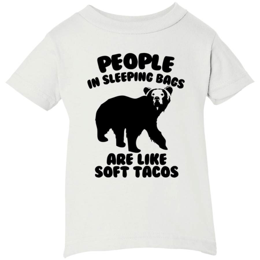 AGR Camping Humor – Bear Food Infant Short Sleeve T-Shirt