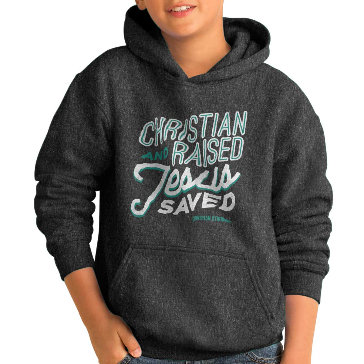 Jesus Saved Me Youth Hoodie